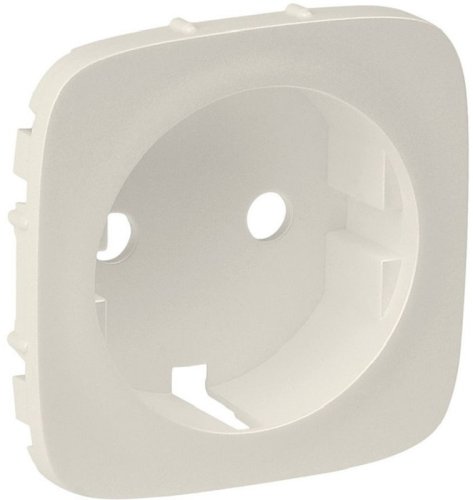 Лицевая панель Legrand Valena Allure для 1-м. розетки 220В слоновая кость фото Лицевая панель Legrand Valena Allure для 1-м. розетки 220В слоновая кость картинка